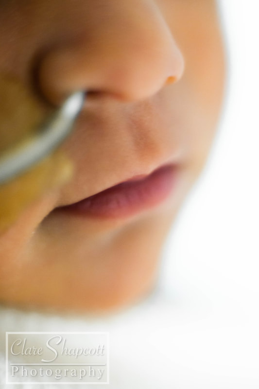 Detailed image of NICU baby's nose and feeding tube